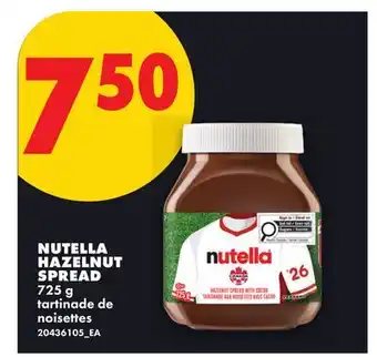 No Frills NUTELLA HAZELNUT SPREAD offer