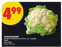 No Frills CAULIFLOWER offer