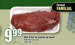 Bonanza Rôtî d'oeil de palette de boeuf offer