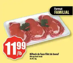 Bonanza Bifteck de faux-filet de bœuf offer