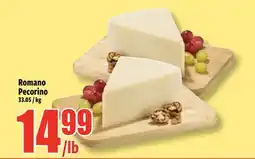 Bonanza Romano Pecorino offer