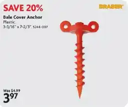 Home Hardware Bale Cover Anchor Plastic offer