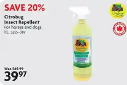 Home Hardware Citrobug insect repellent offer