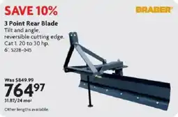 Home Hardware 3 Point Rear Blade offer