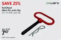 Home Hardware Red Head Hitch Pin with Clip offer