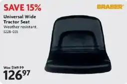 Home Hardware Universal Wide Tractor Seat offer