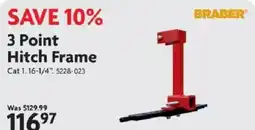 Home Hardware 3 point hitch frame offer