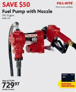 Home Hardware Fuel Pump with Nozzle offer