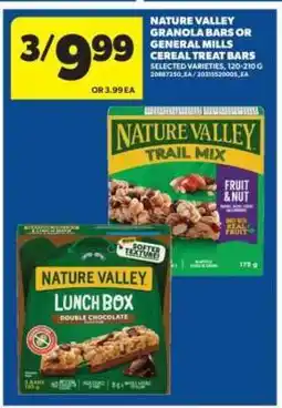 Real Canadian Superstore Nature Valley Granola Bars or General Mills Cereal Treat Bars offer