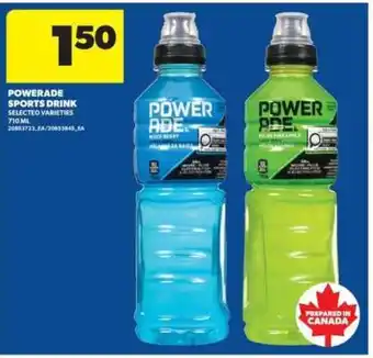 Real Canadian Superstore POWERADE SPORTS DRINK offer