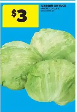 Real Canadian Superstore Iceberg Lettuce offer