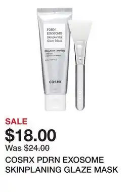 Sephora COSRX PDRN EXOSOME SKINPLANING GLAZE MASK offer