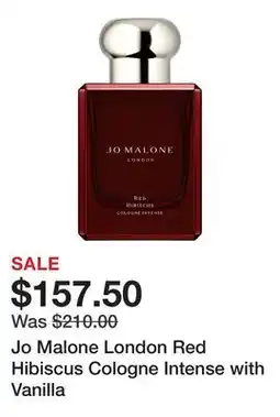 Sephora Jo Malone London Red Hibiscus Cologne Intense with Vanilla offer