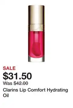 Sephora Clarins Lip Comfort Hydrating Oil offer