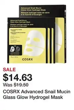 Sephora COSRX Advanced Snail Mucin Glass Glow Hydrogel Mask offer
