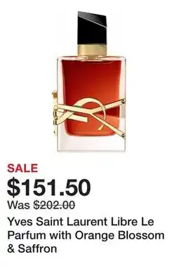 Sephora Yves Saint Laurent Libre Le Parfum with Orange Blossom & Saffron offer