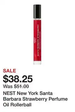 Sephora NEST New York Santa Barbara Strawberry Perfume Oil Rollerball offer
