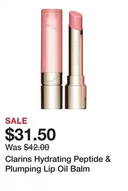 Sephora Clarins Hydrating Peptide & Plumping Lip Oil Balm offer