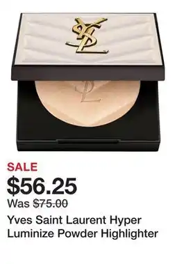 Sephora Yves Saint Laurent Hyper Luminize Powder Highlighter offer