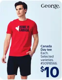 Walmart Canada Day tee offer