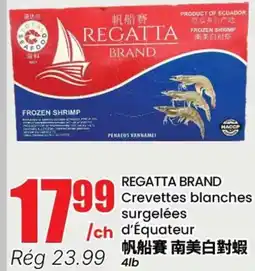 Btrust Supermarket REGATTA BRAND Crevettes blanches surgelées d'Équateur offer