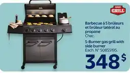 Walmart 5-Burner gad grill with side burner offer