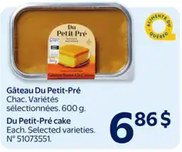 Walmart Du Petit-Pré cake offer