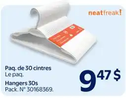 Walmart Hangers 30s offer