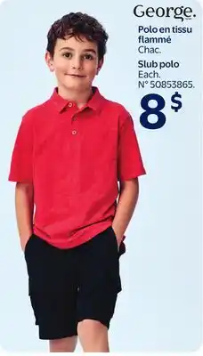 Walmart George Slub polo offer