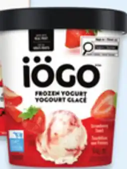 Walmart iögo frozen yogurt tubs or nanö novelties offer