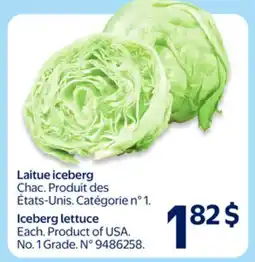 Walmart Iceberg Lettuce offer