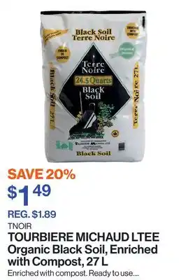 Patrick Morin Organic Black Soil, Enriched with Compost offer