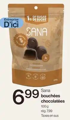Avril Sana bouchées chocolatées offer