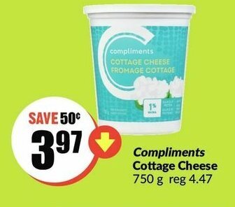 FreshCo Compliments Cottage Cheese offer