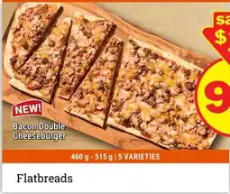 M & M Food Market Bacon Double Cheeseburger Flatbread offer