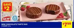 M & M Food Market MINI CHOCOLATE TORTE DUO offer