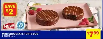 M & M Food Market MINI CHOCOLATE TORTE DUO offer