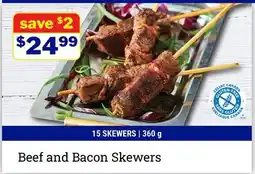 M & M Food Market Beef and Bacon Skewers offer