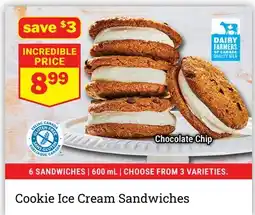 M & M Food Market Cookie Ice Cream Sandwiches offer