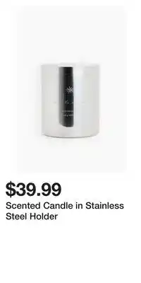 H&M Scented Candle in Stainless Steel Holder offer