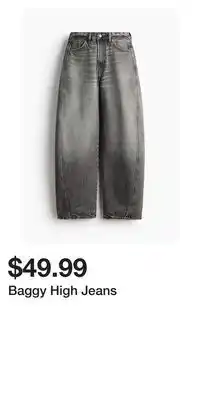 H&M Baggy High Jeans offer