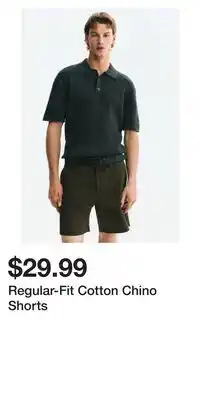 H&M Regular-Fit Cotton Chino Shorts offer