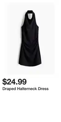 H&M Draped Halterneck Dress offer