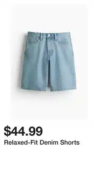 H&M Relaxed-Fit Denim Shorts offer