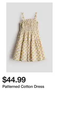 H&M Patterned Cotton Dress offer