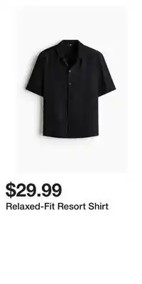 H&M Relaxed-Fit Resort Shirt offer