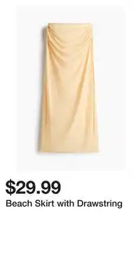 H&M Beach Skirt with Drawstring offer