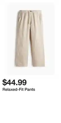 H&M Relaxed-Fit Pants offer