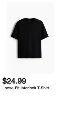 H&M Loose-Fit Interlock T-Shirt offer