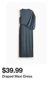 H&M Draped Maxi Dress offer